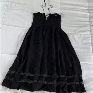 Black lace dress